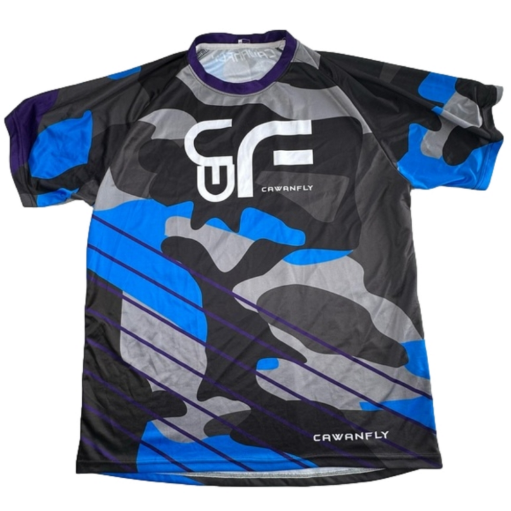 CAWANFLY Men's Cycling Jersey Mountain Bike Short Sleeve Tops size xxl